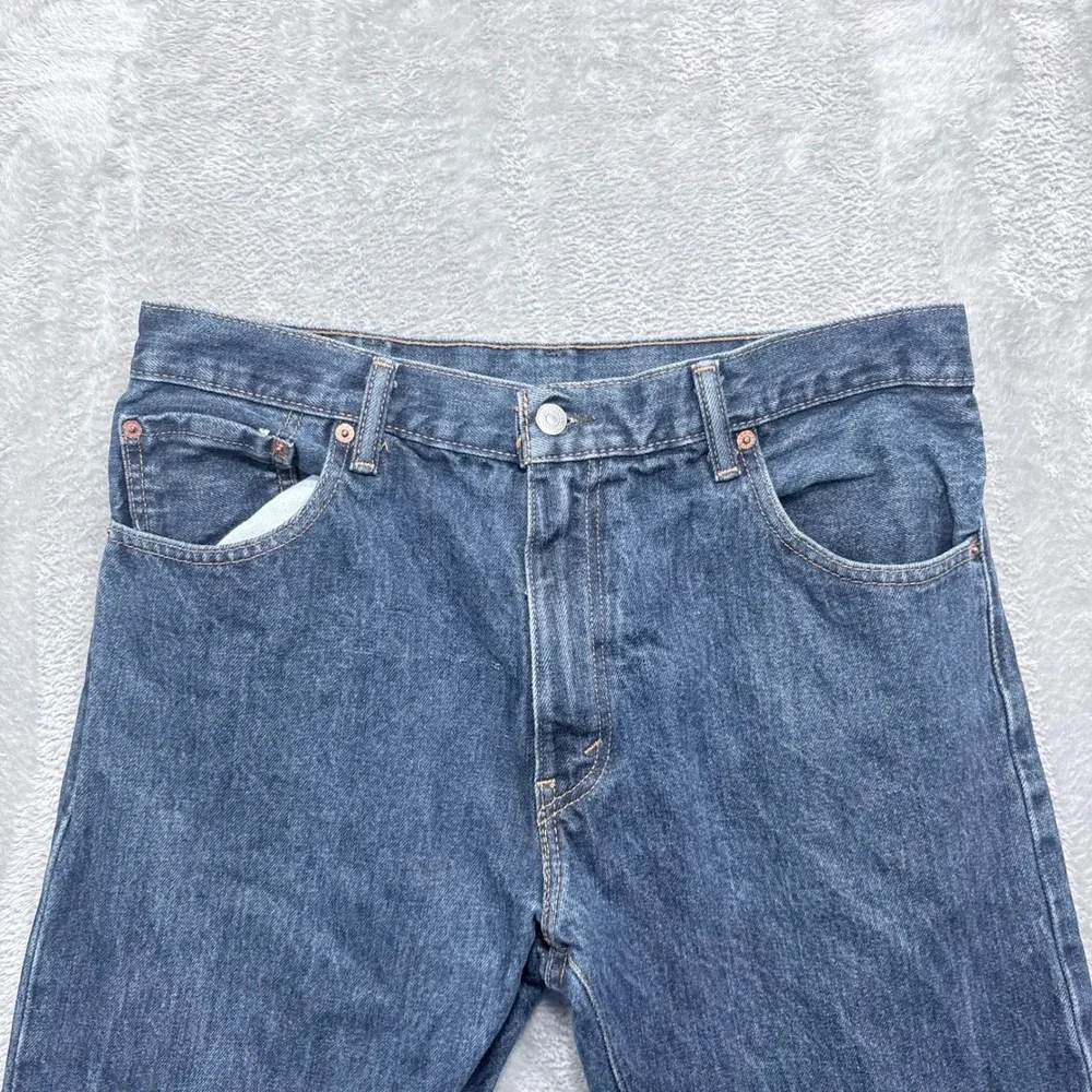 Levis 517 Bootcut Jeans Mens 34x29 Blue Medium Wash Denim Cotton Regular Fit